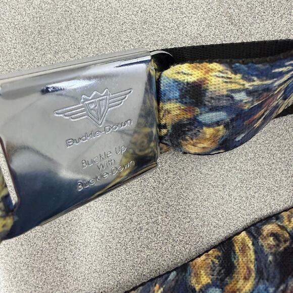 Buckle Down Seatbelt Belt Unisex Doctor Who Blue Nylon Metal Buckle Sci-Fi Booth - Picture 2 of 9